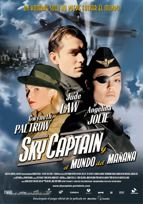 Sky Captain And The World Of Tomorrow - Spanish Movie Poster