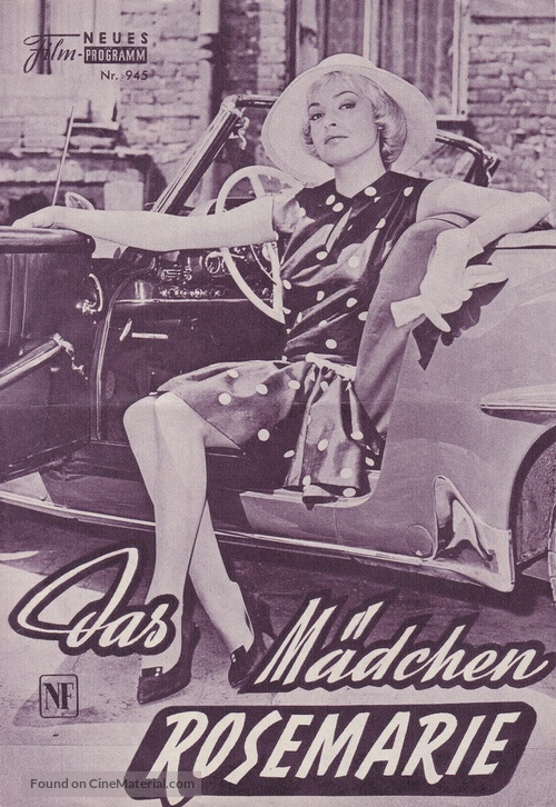 Das M&auml;dchen Rosemarie - Austrian poster