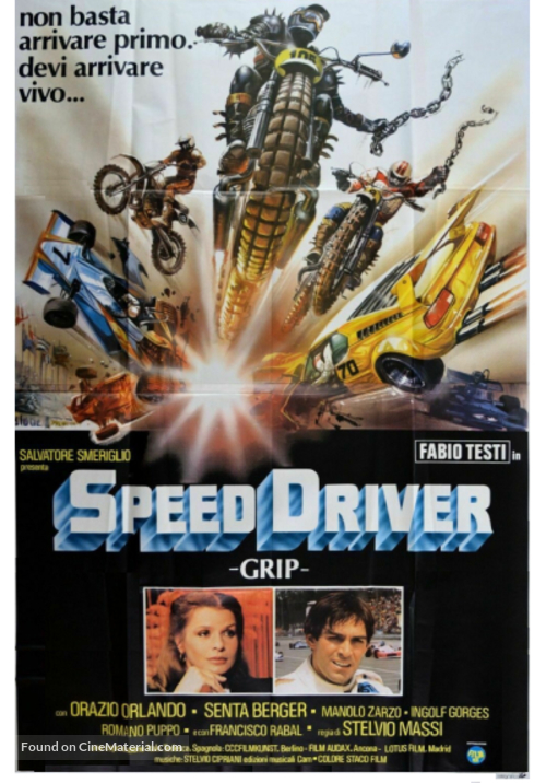 Speed Driver - Italian Movie Poster