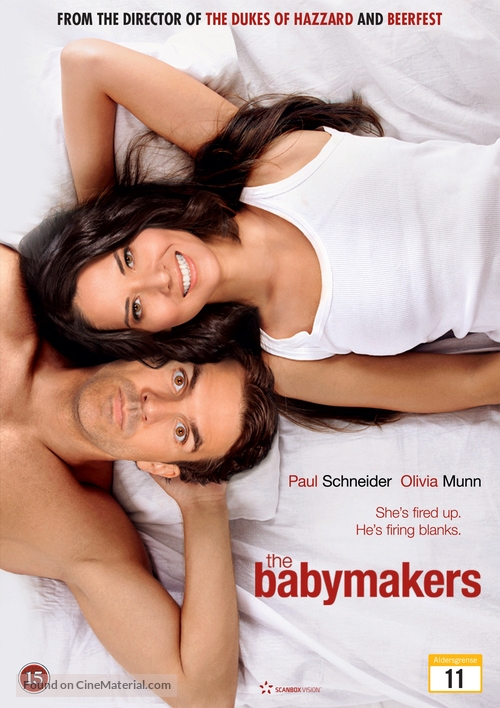 The Babymakers - Danish DVD movie cover