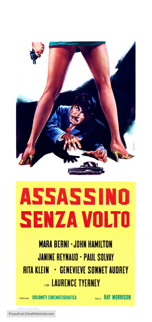Assassino senza volto - Italian Movie Poster