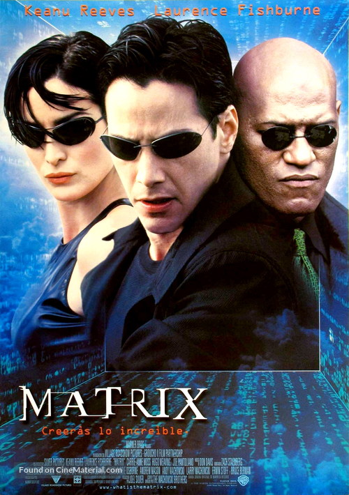The Matrix - Spanish Movie Poster