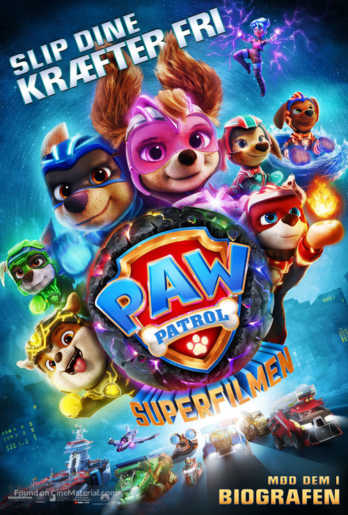 PAW Patrol: The Mighty Movie - Danish Movie Poster