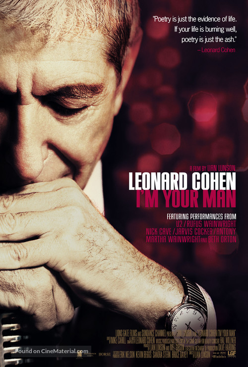 Leonard Cohen: I&#039;m Your Man - Movie Poster