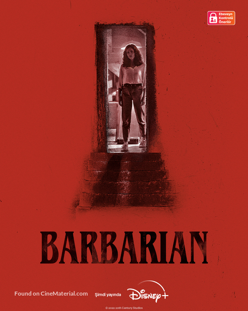 Barbarian - Turkish Movie Poster