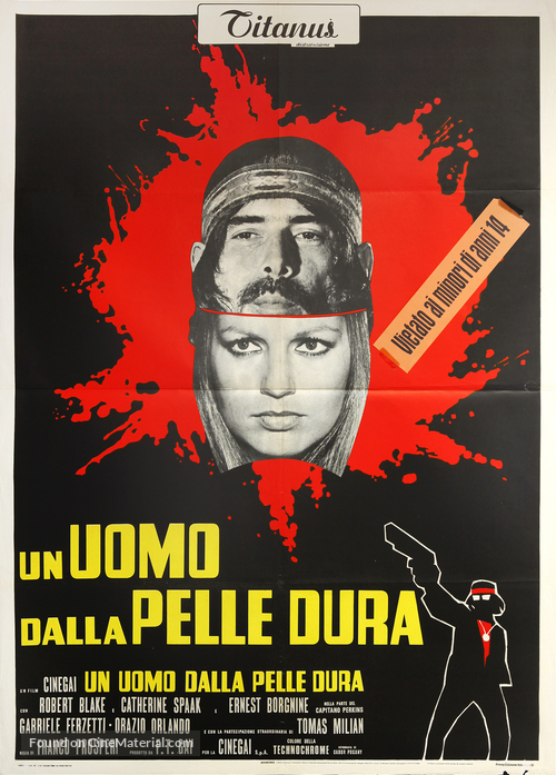 Un uomo dalla pelle dura - Italian Movie Poster