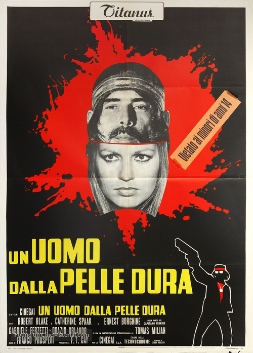 Un uomo dalla pelle dura - Italian Movie Poster