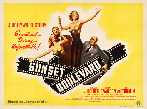 Sunset Blvd. - British Movie Poster