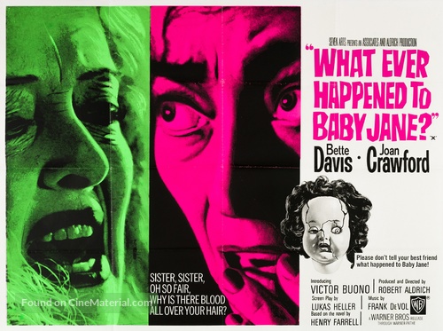 What Ever Happened to Baby Jane? - British Movie Poster