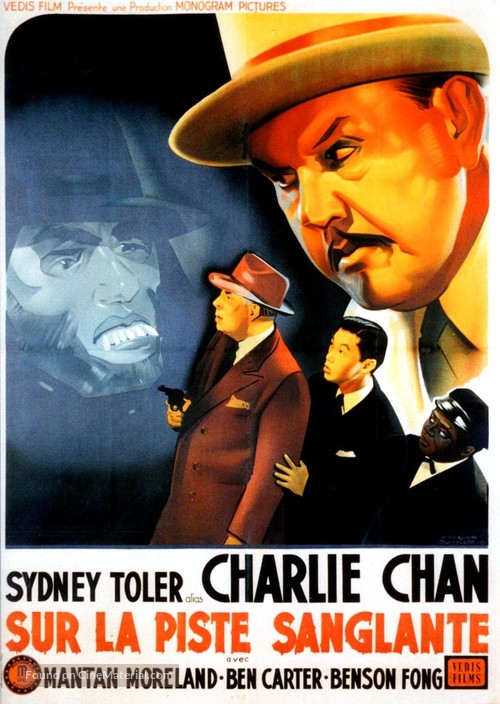 The Scarlet Clue - French Movie Poster
