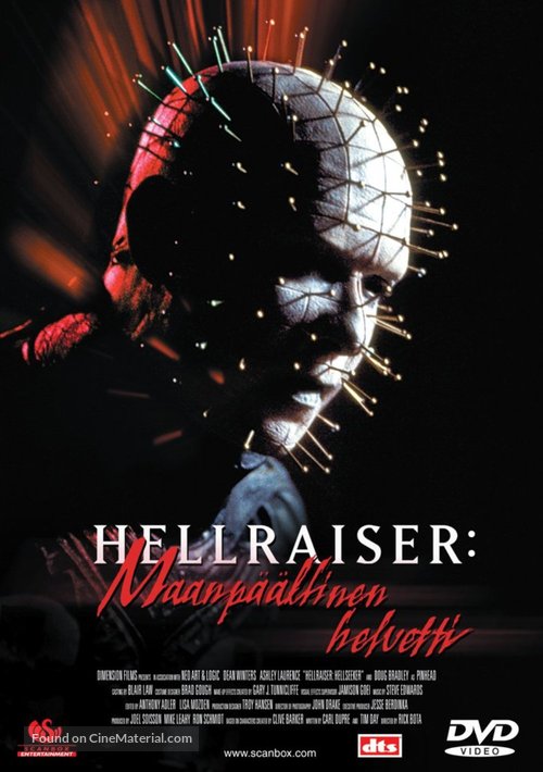 Hellraiser: Hellseeker - Finnish Movie Cover