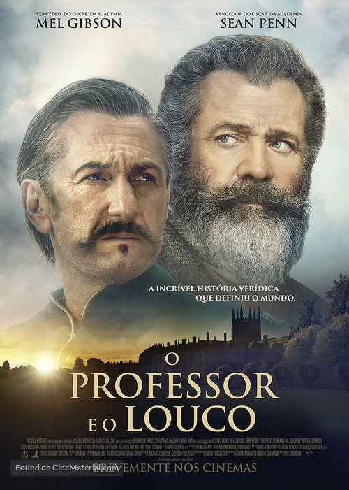 The Professor and the Madman - Portuguese Movie Poster