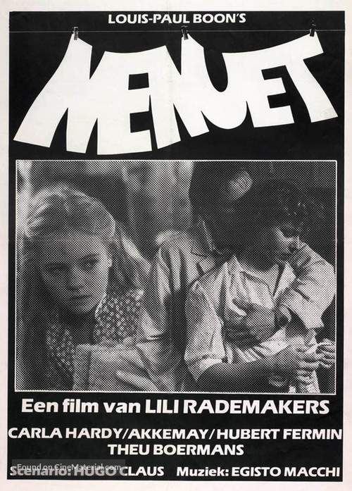 Menuet - Dutch Movie Poster