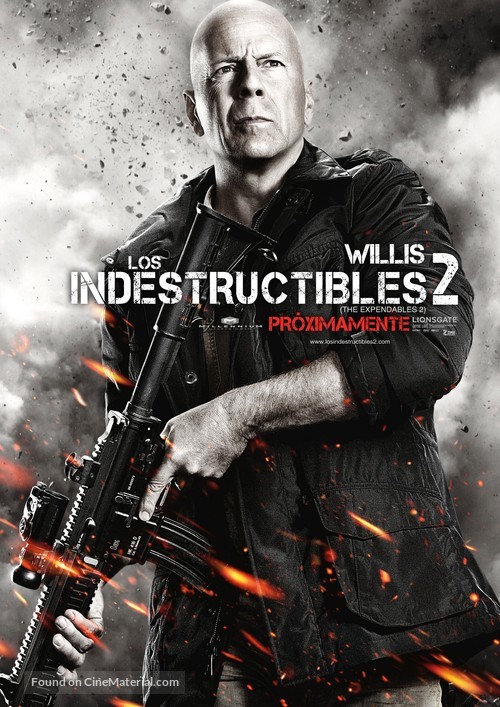 The Expendables 2 - Mexican Movie Poster