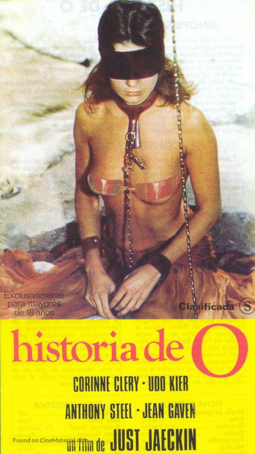 Histoire d&#039;O - Spanish VHS movie cover