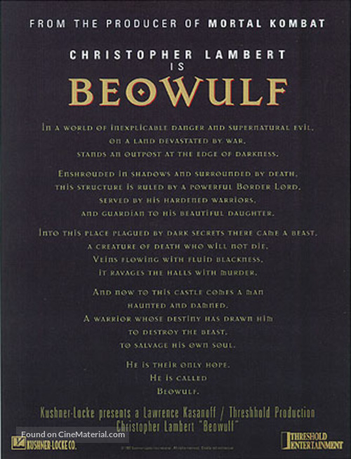 Beowulf - poster