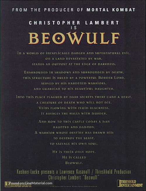 Beowulf - poster