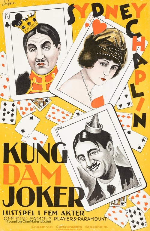 King, Queen and Joker - Swedish Movie Poster