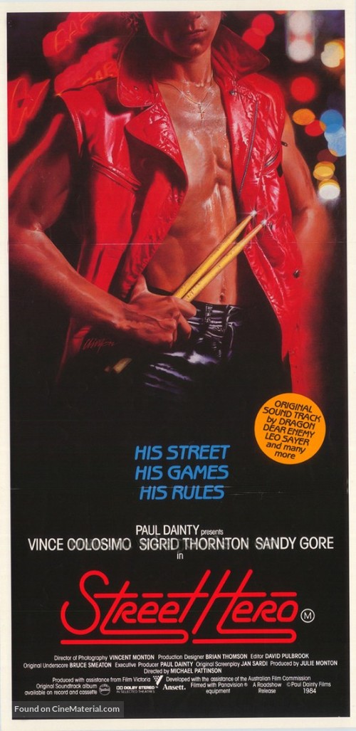 Street Hero - Australian Movie Poster