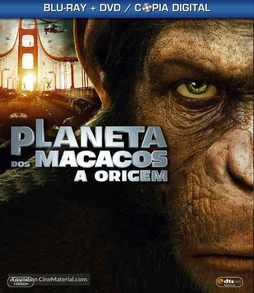 Rise of the Planet of the Apes - Brazilian Movie Cover