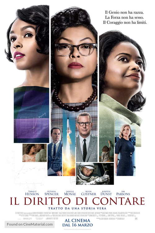 Hidden Figures - Italian Movie Poster