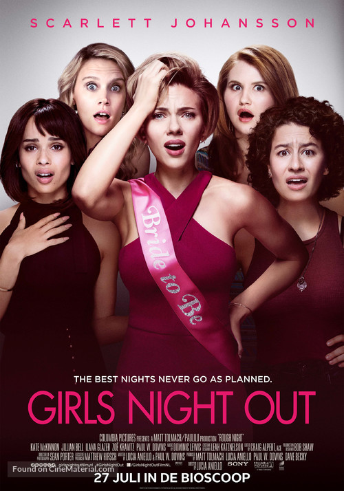 Rough Night - Dutch Movie Poster