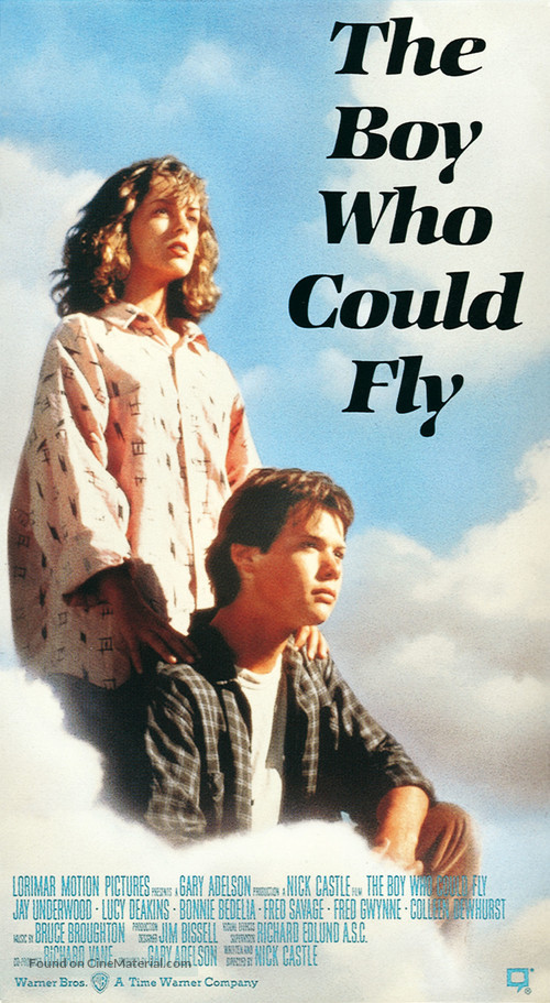 The Boy Who Could Fly - VHS movie cover