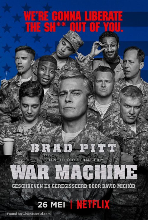 War Machine - Dutch Movie Poster