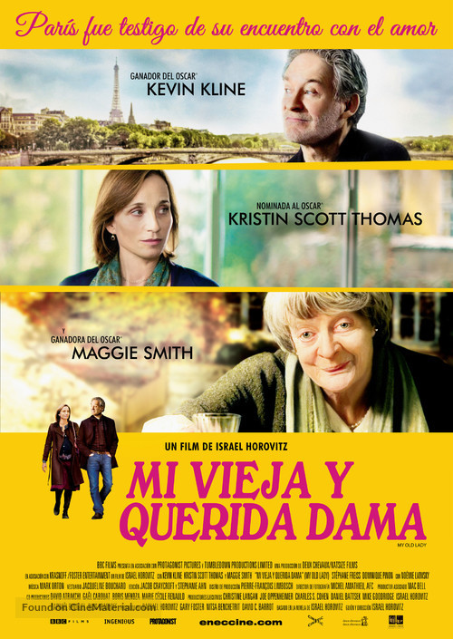 My Old Lady - Uruguayan Movie Poster