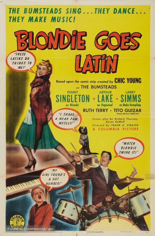 Blondie Goes Latin - Movie Poster