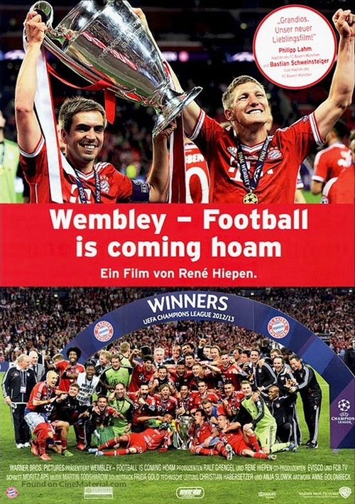 Wembley - Football Is Coaming Hoam - German Movie Poster