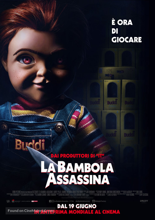 Child&#039;s Play - Italian Movie Poster