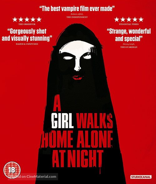 A Girl Walks Home Alone at Night - British Movie Cover