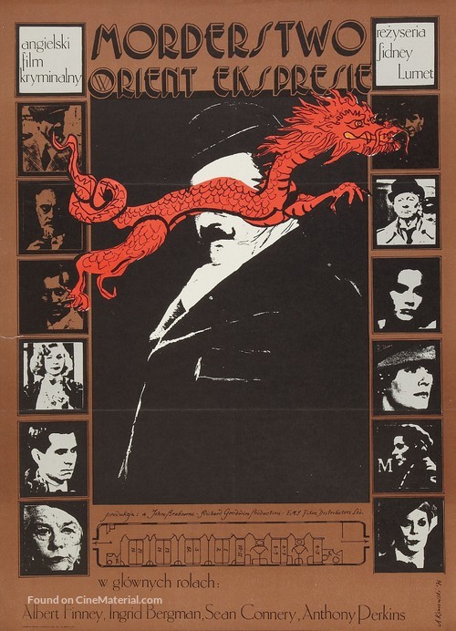 Murder on the Orient Express - Polish Movie Poster