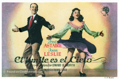 The Sky&#039;s the Limit - Spanish Movie Poster