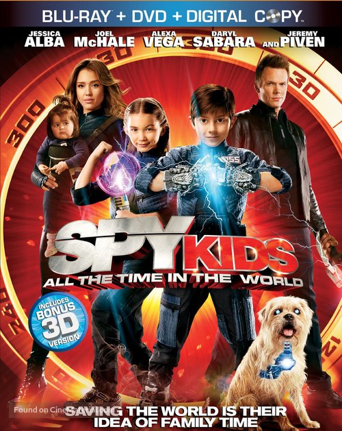 Spy Kids: All the Time in the World in 4D - Blu-Ray movie cover