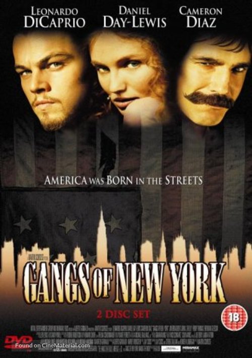 Gangs Of New York - British DVD movie cover