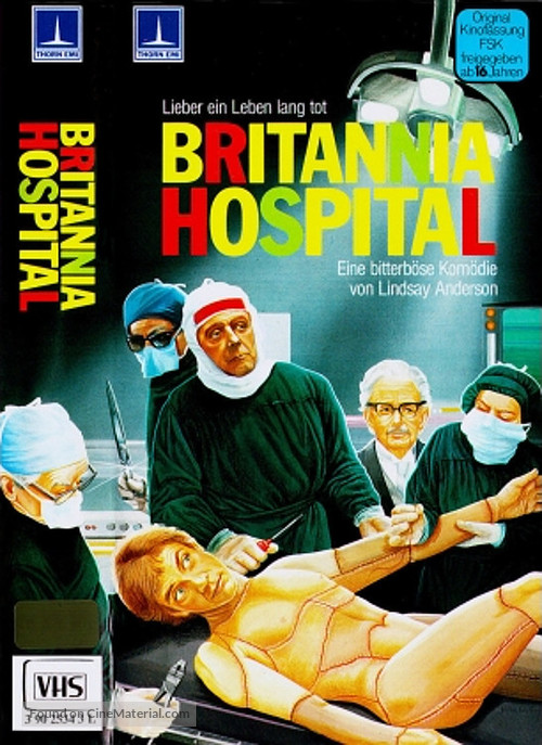 Britannia Hospital - German VHS movie cover