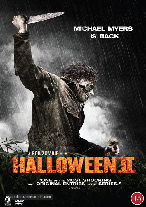 Halloween II - Danish Movie Cover