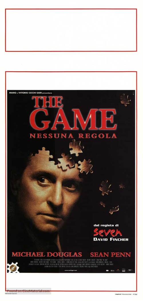 The Game - Italian Movie Poster