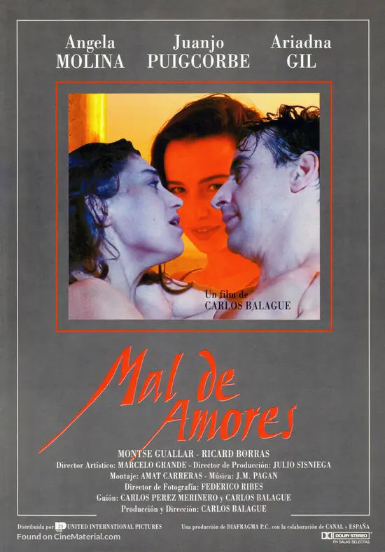 Mal de amores - Spanish Movie Poster