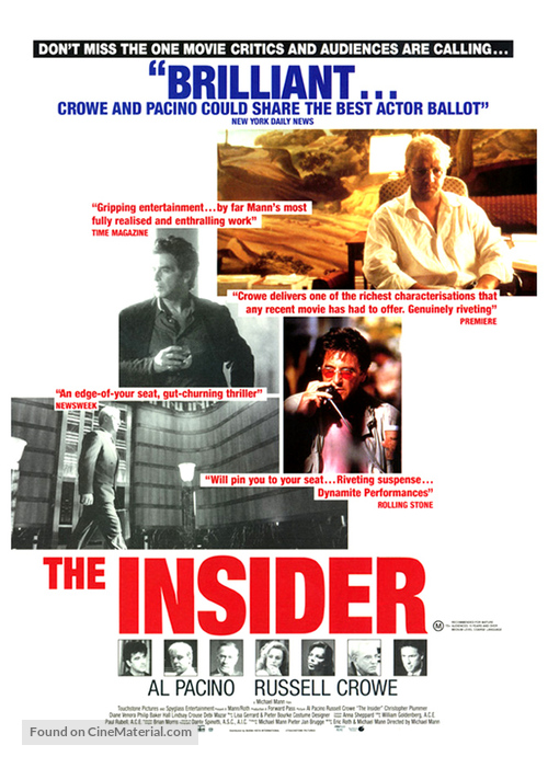 The Insider - Australian Movie Poster