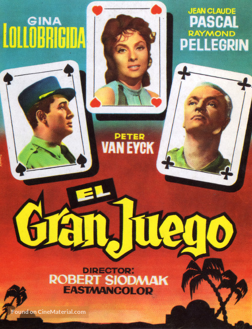 Le grand jeu - Spanish Movie Poster