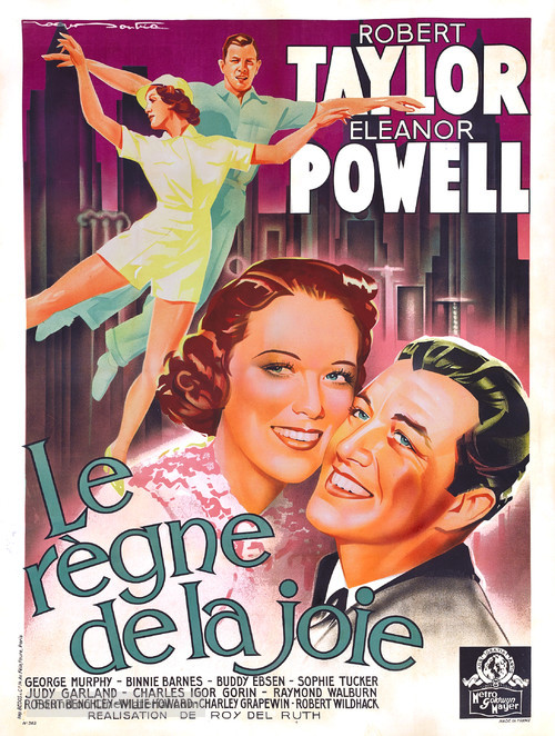 Broadway Melody of 1938 - French Movie Poster