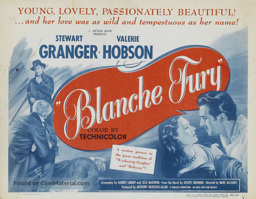Blanche Fury - Movie Poster