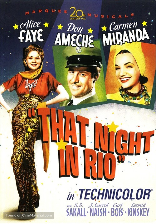 That Night in Rio - DVD movie cover
