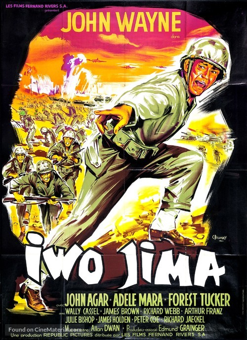 Sands of Iwo Jima - French Movie Poster