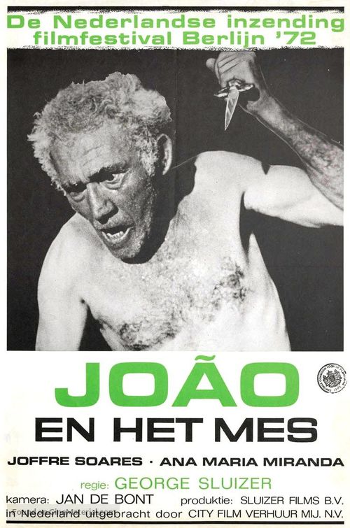 Jo&atilde;o en het mes - Dutch Movie Poster