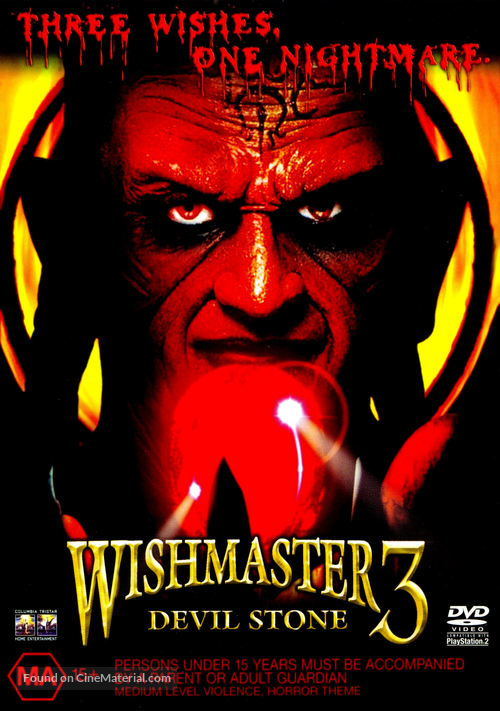 Wishmaster 3: Beyond the Gates of Hell - Australian DVD movie cover