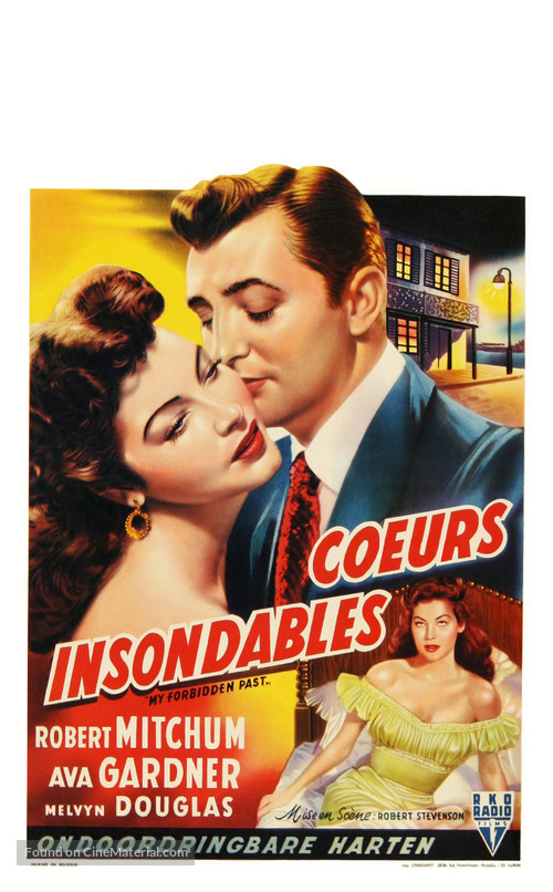 My Forbidden Past - Belgian Movie Poster